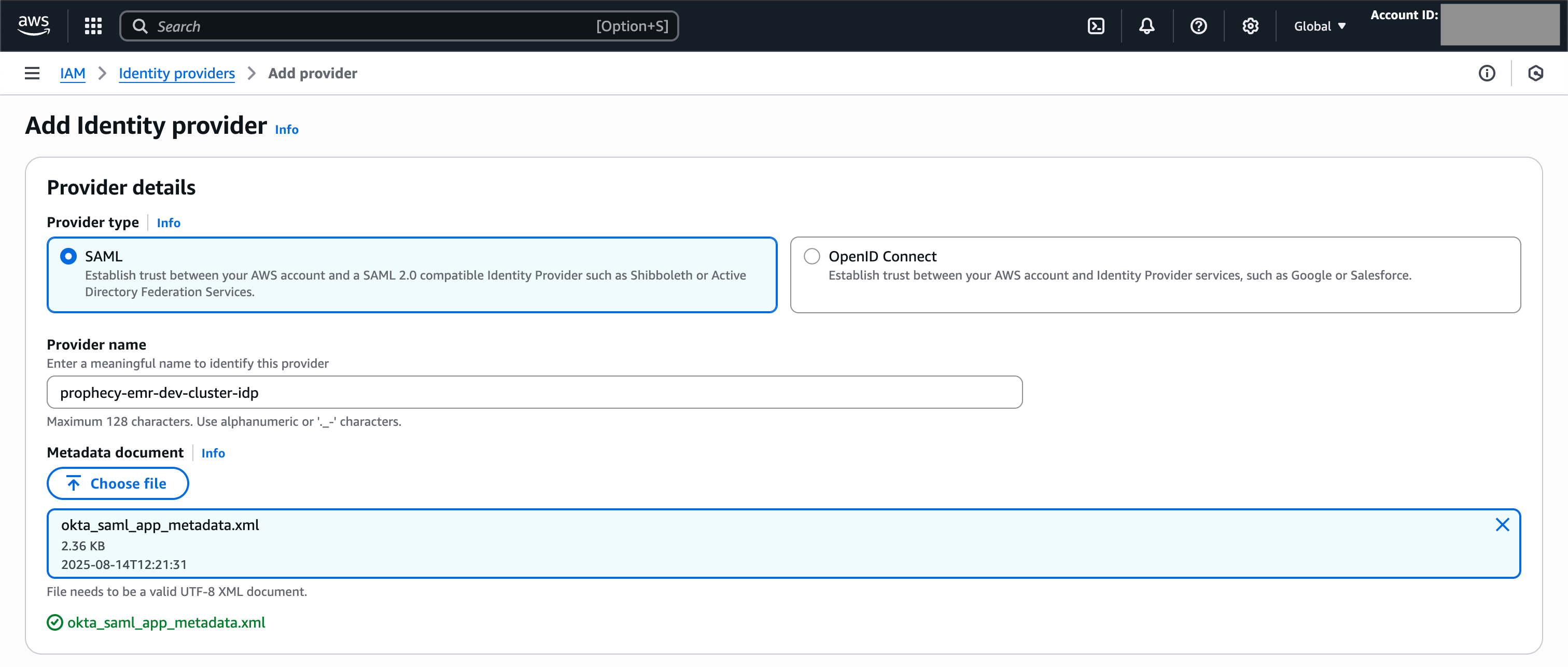 AWS provider