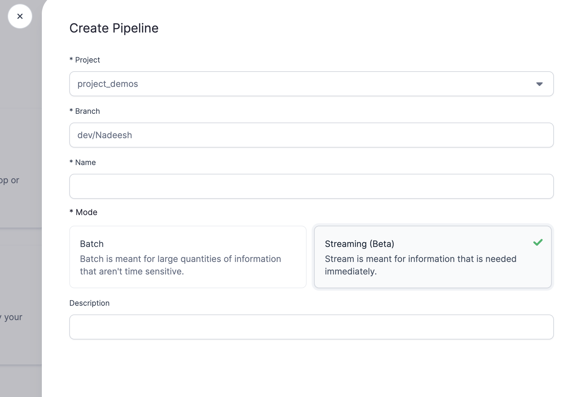 How to Create a Streaming Pipeline