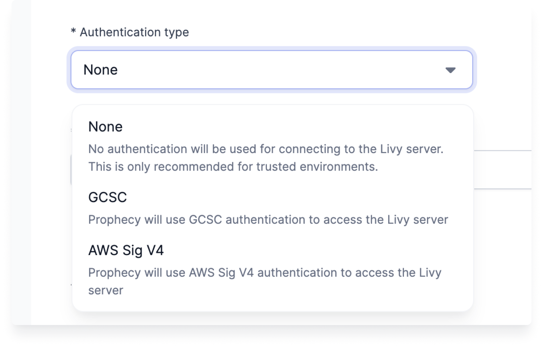 EMR Serverless Authentication type