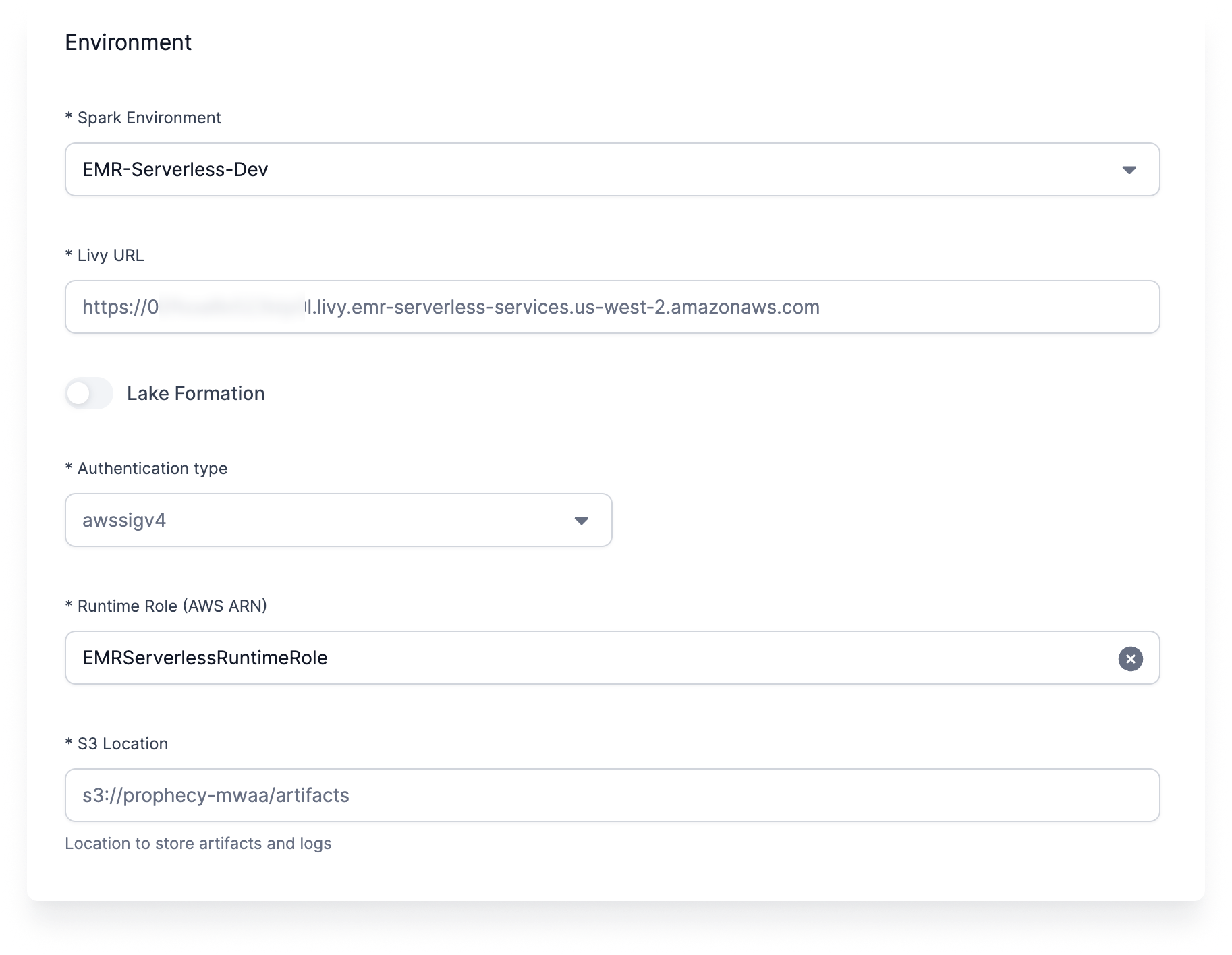 EMR Serverless dependencies