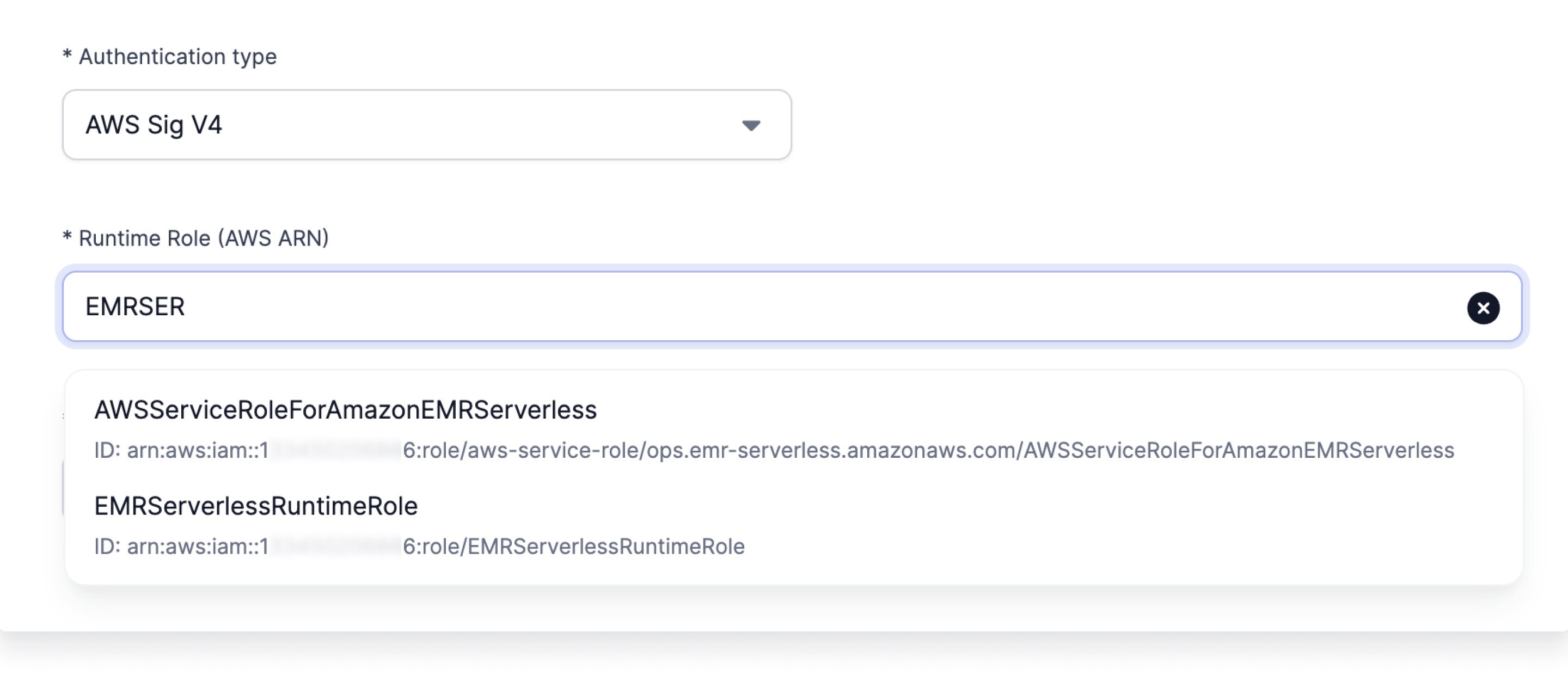 EMR Serverless Runtime Role