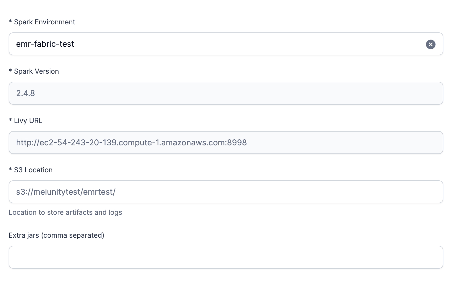 EMR dependencies