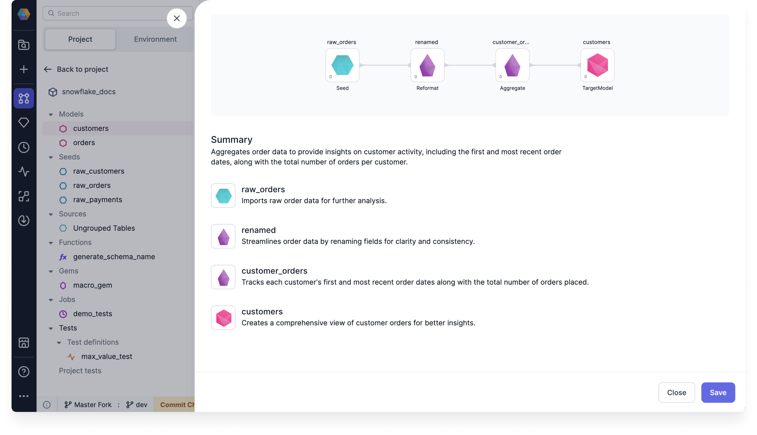 Explain summary design