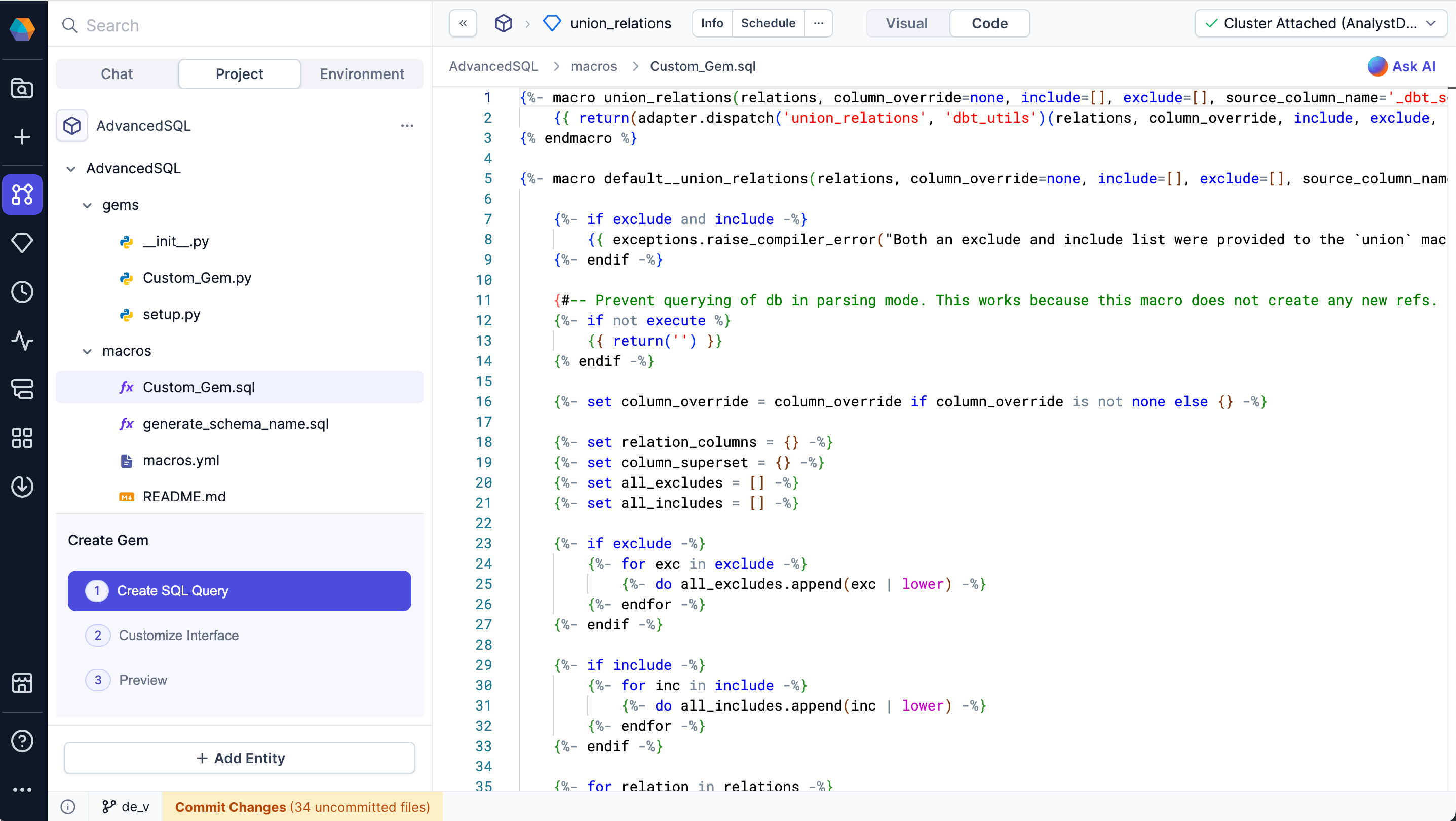 SQL Gem Builder